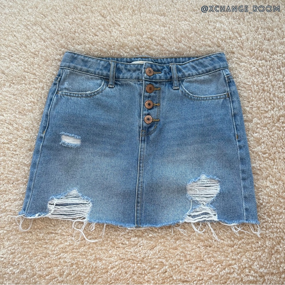 Forever 21 Kids Denim Skirt Girls Size 9/10